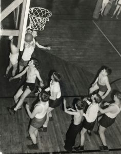 Action Shot of the Boys in the Gym - November 27, 1941