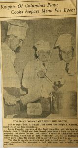 John Dinkel - Jake Rassel - Ralph Cassidy Newspaper Clipping - 1947