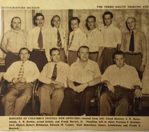 Knights of Columbus Officer Installation - August 1, 1948