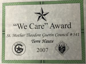 We Care Award 2007