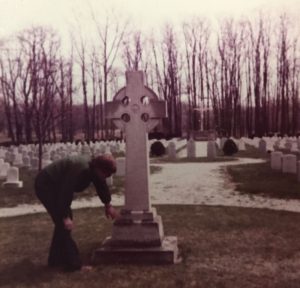 Cleanup at St Mary of the Woods Cemetery