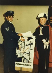 GK Edward Froning Recognizing the US Air Force
